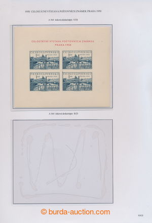 196793 - 1950 Pof.A564, miniature sheet PRAGUE 1950, very rare combin