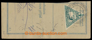 196795 - 1918 SPĚŠNÉ TROJÚHELNÍK /  ústřižek poštovní prův