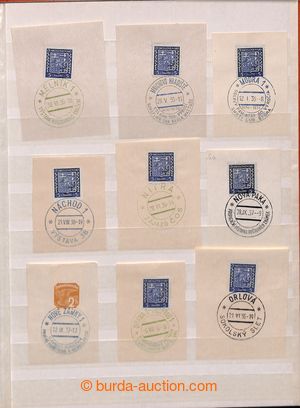 196828 - 1930-1944 [COLLECTIONS]  COMMEMORATIVE POSTMARKS  in 7-sheet
