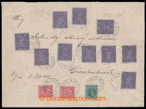 196841 - 1918 commercial money letter for 300.000K (!) franked with 1