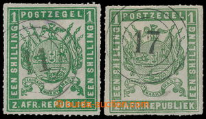 196866 - 1872-1874 SG.28, 32; issue J.P. Borrius - Potchefsroom, 2x C