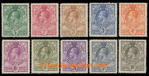 196871 - 1933 SG.11-20, George V. 1/2P - 10Sh; complete set in perfec