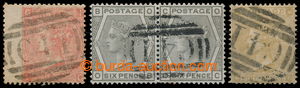 196906 - 1865-1880 FORERUNNER SG.Z11, Z21, Z23,  4P orange plate 8, p