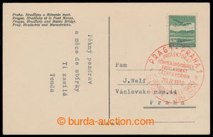 196972 - 1939 PR3, 50. Anniv birthday leader, postcard franked with. 