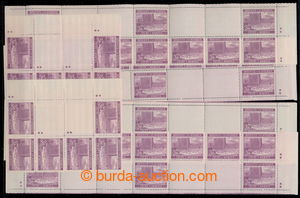 196982 - 1939 Pof.36a, 37, Města 3K fialová a 4K modrošedá, sesta