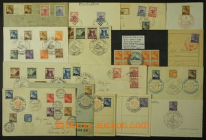 197001 - 1940-1943 [COLLECTIONS]   selection of 47 pcs of entires wit