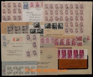 197038 - 1953 selection of 19 pcs of letters from monetary reform, fr
