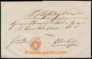 197136 - 1863 skládaný R-dopis zaslaný z Vídně do Ordenburgu, vy