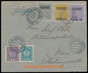 197138 - 1918 CRACOW - WIEN, airmail letter franked with airmail over
