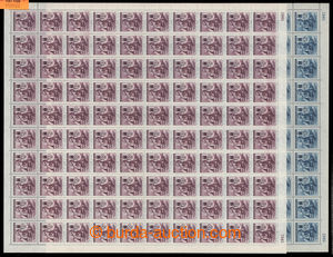 197158 - 1942 Pof.100-101, Německý ČK, III. vydání, kompletní 