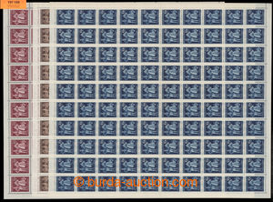 197159 - 1944 Pof.113-115, 5. Anniv Protectorate, complete set of 100
