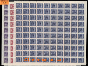 197168 - 1943 ARCHOVINA / Pof.102, 103-105, 112, sestava archů kompl