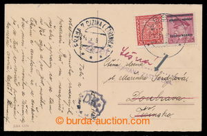 197196 - 1939 DOPRAVA ZASTAVENA  pohlednice zaslaná na Těšínsko v