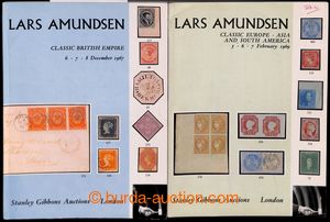 197248 - 1967-1972 LARS AMUNDSEN - sestava 4 aukčních katalogů leg