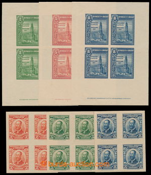 197271 - 1927-1928 Mi.Klb.344-346, 382-384; PB sets Exhibition Montev