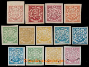 197275 - 1864-1866 Sc.18-23, 24-27; two complete sets Coat of arms, 0
