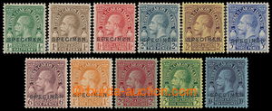 197303 - 1928 SG.176-186, George V. 1/2P-10Sh; complete set SPECIMEN;