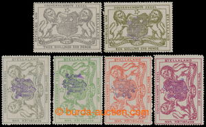 197339 - 1884-1886 Barefoot 5, 12, 13, 15, 18, 25; Governements Zegel