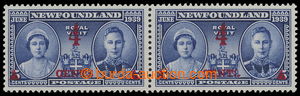 197342 - 1939 SG.274, 274a, pair Royal Visit 4CENTS / 5C, R printing 