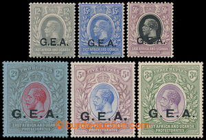 197345 - 1921 Britská okupace Německé Východní Afriky SG.63-68, 