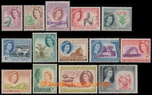 197347 - 1953 SG.78-91, Alžběta II. 1/2P-£1, luxusní a oblíb