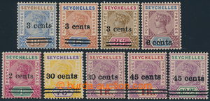 197362 - 1901-1902 SG.37-45, Viktorie, 2 kompletní série s provizor