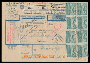 197391 - 1947 CPP  celá mezinárodní poštovní průvodka 5h k bal