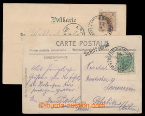 197401 - 1896-1906 Austrian ship post on Bodam See, comp. of 2 Ppc wi