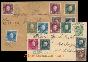 197408 - 1915 comp. of 2 entires with field post issue 1915, 1x money