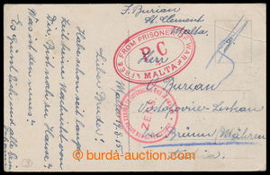 197451 - 1915 ZAJATECKÁ POŠTA / MALTA  pohlednice ze zajateckého t
