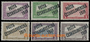197464 -  Pof.111, 113-117, value 50f, 80f - 5 Koruna; all hinged, st