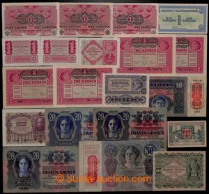 197503 - 1919-1944 RAKOUSKO   sestava 30ks různých bankovek, z toho