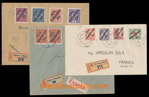 197663 - 1919-1920 comp. 3 pcs of philatelically influenced R letters