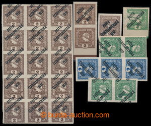 197698 -  Pof.60-62 production flaw, comp. of stamps with production 