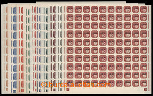 197704 - 1939 Pof.NV1-9, sestava kompletních 100ks PA: 2h DČ 1-39; 
