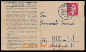 197763 - 1944 KT GUSEN  předtištěný skládaný dopis, původně u