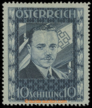 197815 - 1936 Mi.588, Dollfuß 10S fialově ultramarínová; zcela ne