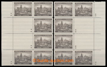 197969 - 1940 Pof.45-49, Country and town 5K-10K in horiz. pairs, wit