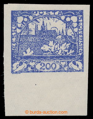 198038 -  Pof.22, 200h ultramarine for issue of air-mail overprint is