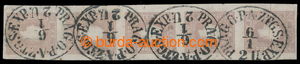 198087 - 1858 Mi.17, novinová FJ I., 1.05Kr fialová, svislá 5-pás