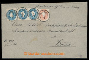 198109 - 1860 cover of 5x havier (!) letter, with Franz Joseph in ova