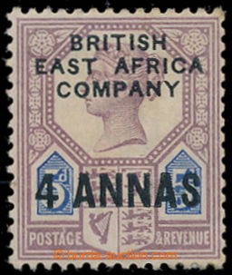 198136 - 1890 SG.3, britská Viktorie 5P (SG.207) s přetiskem BRITIS
