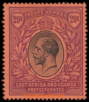 198139 - 1912 SG.59, Jiří V. 50Rp černá a purpurová / červená;