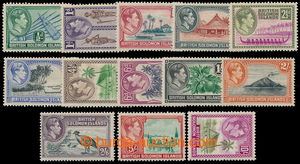 198177 - 1939-1951 SG.60-72, George VI. - Motives 1/2P-10Sh; complete