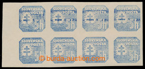 198244 - 1939 Alb.NV10y production flaw, value 5h blue without waterm