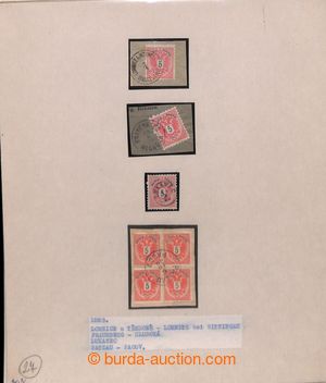 198254 - 1883 [COLLECTIONS]  VII. issue, collection of cut-squares an