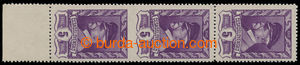 198393 - 1945 Pof.381 VV, Moskevské 5h fialová, svislá 3-páska s 