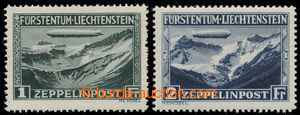 198418 - 1931 Mi.114-115, Zeppelin 1Fr and 2 Fr; mint never hinged, p
