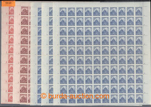 198425 - 1941 Pof.57-60, Landscape III. issue, selection of 11x 50 pc