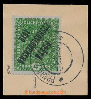 198471 -  Pof.50I Pp, Coat of arms 4 Koruna light green, high size, i